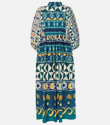 Portofino printed cotton maxi dress | La DoubleJ