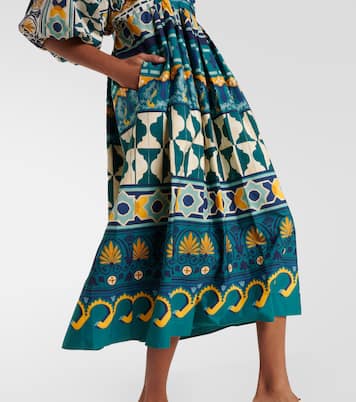 Portofino printed cotton maxi dress | La DoubleJ