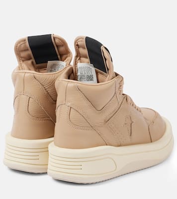 x Converse Turbowpn leather platform sneakers | Rick Owens