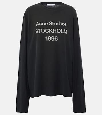 Top en coton et lin à logo | Acne Studios