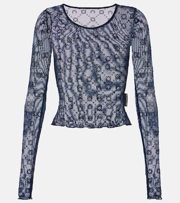 Moon mesh crop top | Marine Serre