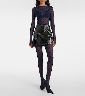 Moon mesh crop top | Marine Serre