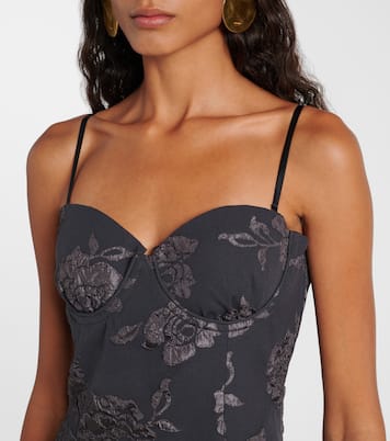 Abito corto in jacquard | Rotate