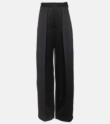 Pantaloni a gamba larga Marinta in raso  | Khaite