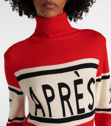Après intarsia wool turtleneck sweater | Perfect Moment