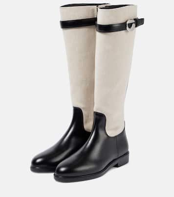 Botas altas Cavalier de piel | Coperni