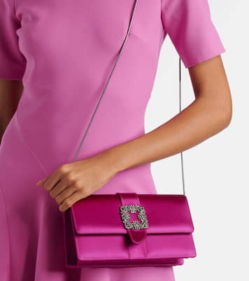 Clutch Capri in raso  | Manolo Blahnik