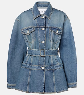 Giacca di jeans con cintura | Alaïa