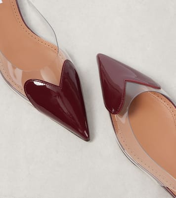 Ballerine slingback Le Cœur in vernice e PU | Alaïa