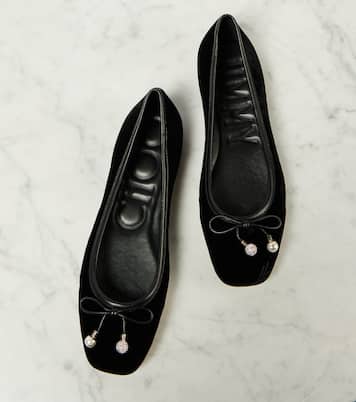 Ballerine Elme in velluto | Jimmy Choo