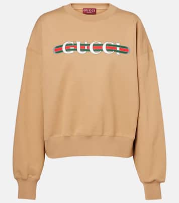 Sudadera en jersey de algodón con logo | Gucci