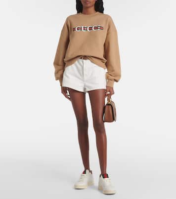 Sudadera en jersey de algodón con logo | Gucci