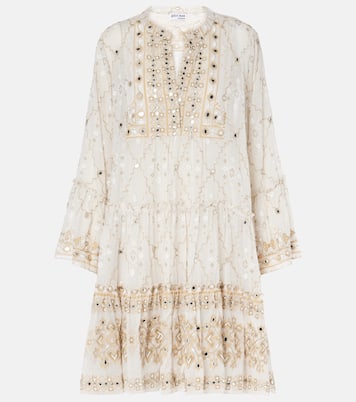 Mosaic printed cotton midi dress | Juliet Dunn
