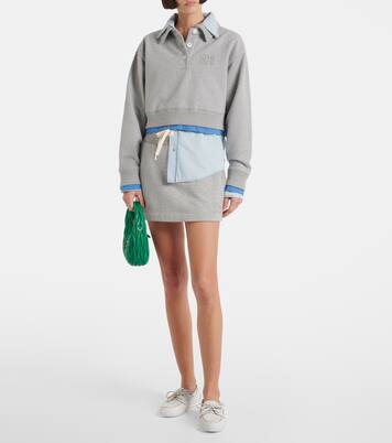 Segelschuhe Bleached aus Leder | Miu Miu