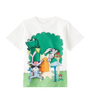 T-shirt imprimé en coton | Stella McCartney Kids