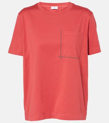 T-shirt in jersey di cotone | Brunello Cucinelli