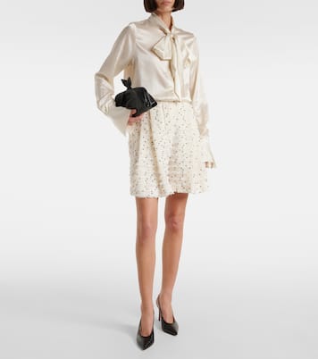 Blusa in raso con fiocco | Nina Ricci