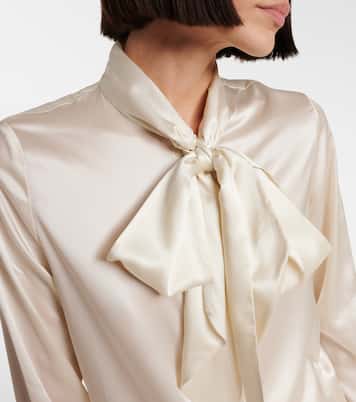 Blusa in raso con fiocco | Nina Ricci