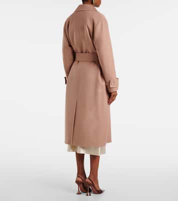 Arline wool and cashmere wrap coat | Joseph