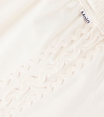 Pantaloni Adelyn in cotone con pizzo | Molo