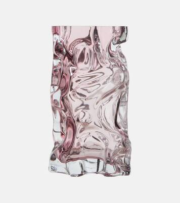 Ice glass vase by Norman Trapman | Polspotten