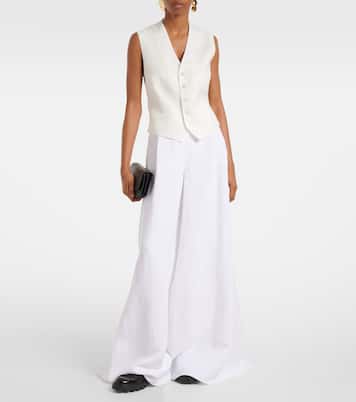 Weite Hose Greeley aus einem Leinengemisch | Ralph Lauren Collection