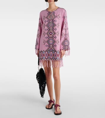 Miniabito Zayana in seta con paillettes | Isabel Marant