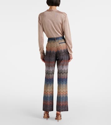 Schlaghose aus Jacquard | Missoni