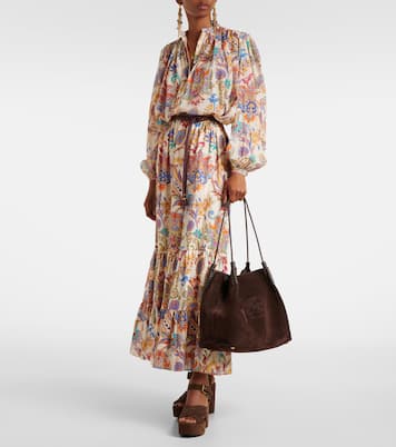 Sac Libra Medium en daim | Etro