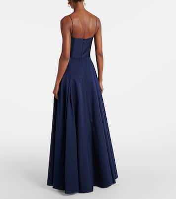 Abito lungo in taffetà  | Roland Mouret