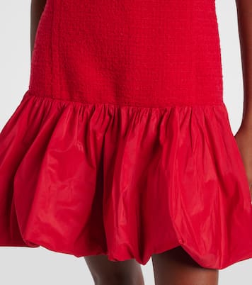 Tweed and faille minidress | Patou