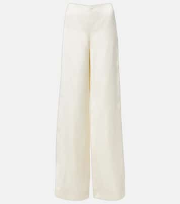 Satin wide-leg pants | Ralph Lauren Collection