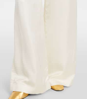 Satin wide-leg pants | Ralph Lauren Collection