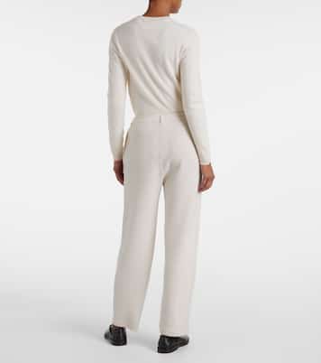 Sonya cashmere straight pants | Lisa Yang