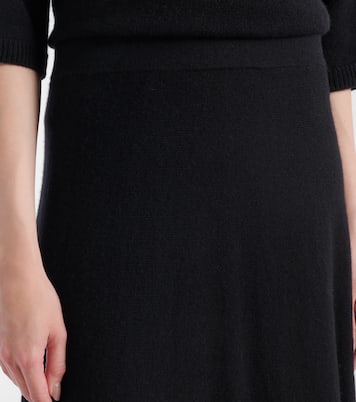 Torie high-rise cashmere maxi skirt | Lisa Yang