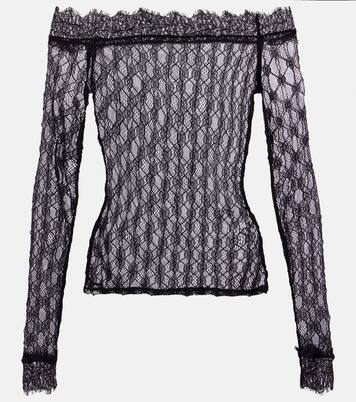 Top Marlene in pizzo off-shoulder | Isabel Marant