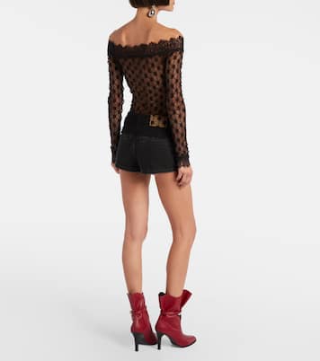 Top Marlene in pizzo off-shoulder | Isabel Marant