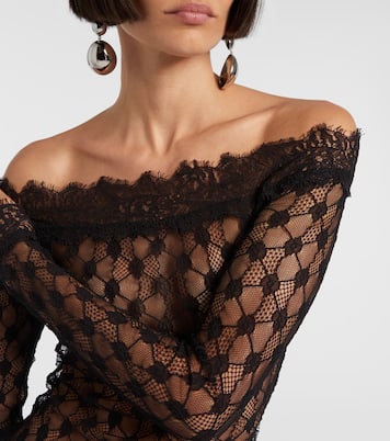Top Marlene in pizzo off-shoulder | Isabel Marant