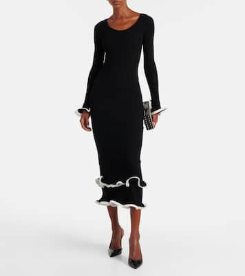 Solani ribbed-knit midi dress | Simkhai