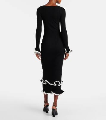 Solani ribbed-knit midi dress | Simkhai