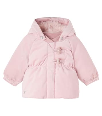 Baby Billo hooded corduroy jacket | Wheat