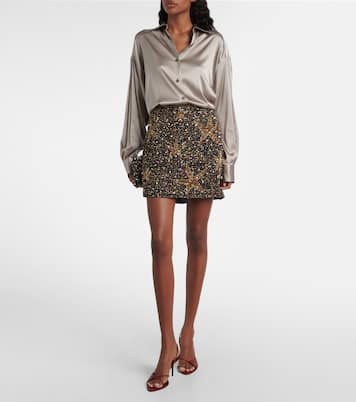 Minifalda Minna con lentejuelas | Rixo