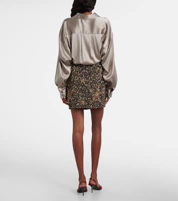 Minifalda Minna con lentejuelas | Rixo