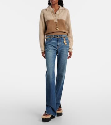 Nama 80 suede platform thong sandals | Chloé