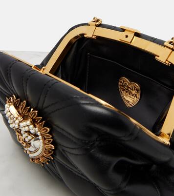 Devotion Small leather shoulder bag | Dolce&Gabbana