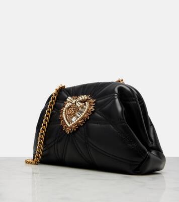 Devotion Small leather shoulder bag | Dolce&Gabbana