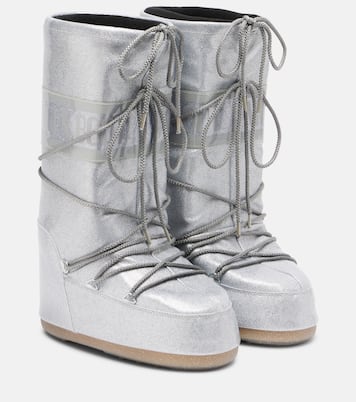 Icon glitter knee-high boots | Moon Boot