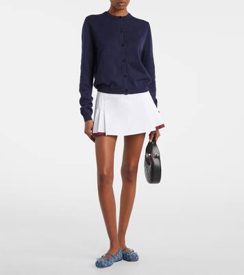 Cardigan GG in seta e cotone | Gucci