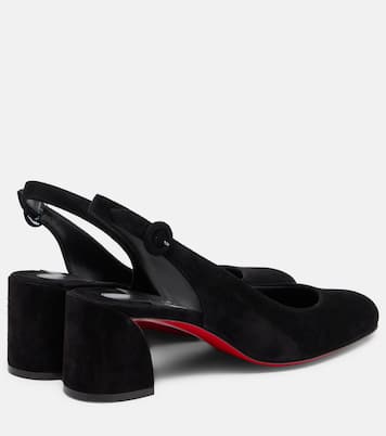 Slingback-Pumps So Jane 55 aus Veloursleder | Christian Louboutin