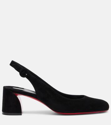 Slingback-Pumps So Jane 55 aus Veloursleder | Christian Louboutin